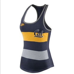 UC Berkeley Nike NCAA Team Stripe Tank Top